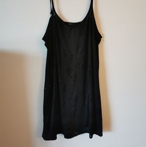 Black slip with sheer floral detail!